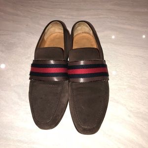 Men’s brown GUCCI loafers